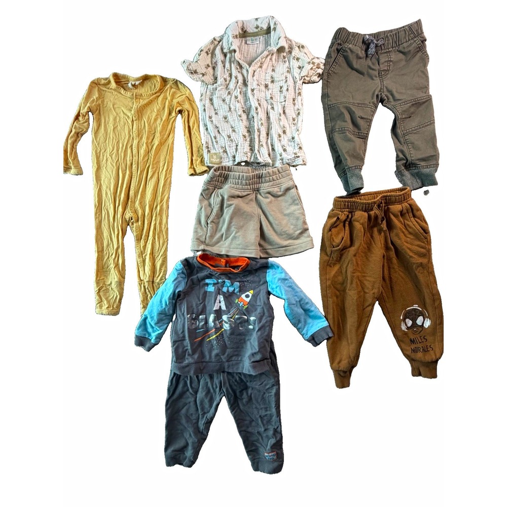Baby Boys 18M Clothing Lot 7 Pc Kyte Baby Marvel Cat & Jack Garanimals